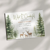 Waldtiere "Wild & Onederful"-Kindergeburtstag