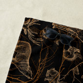 Waldtiere Wildtiere Hirschbären Dunkle Natur Strandtuch (Beispiel)