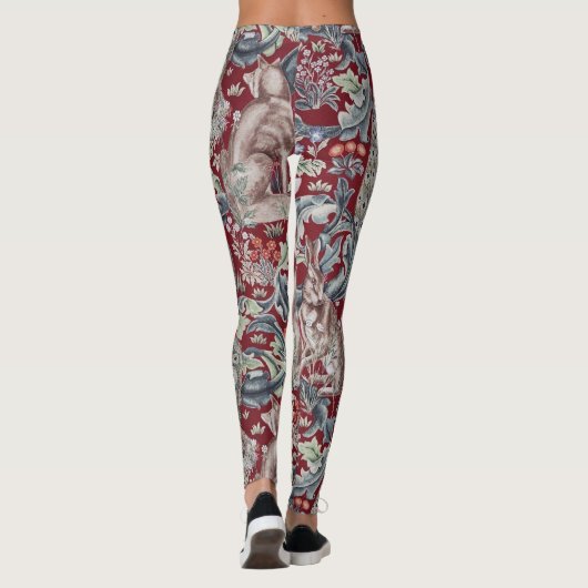 Waldtiere, William Morris Leggings (Rückseite)