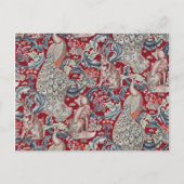 Waldtiere, William Morris Postkarte (Vorderseite)