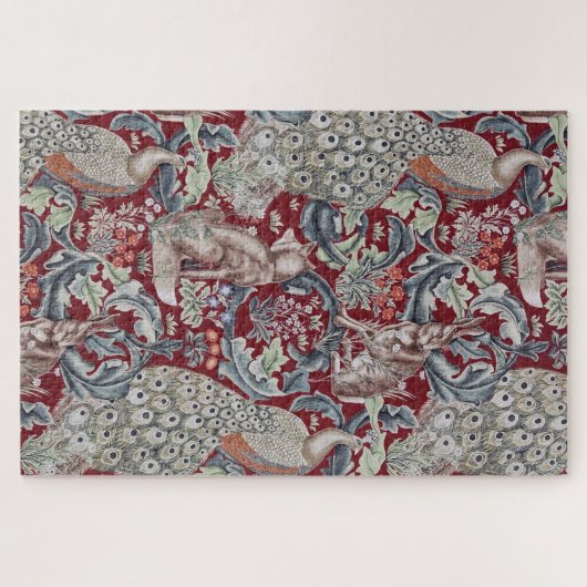 Waldtiere, William Morris Puzzle (Horizontal)