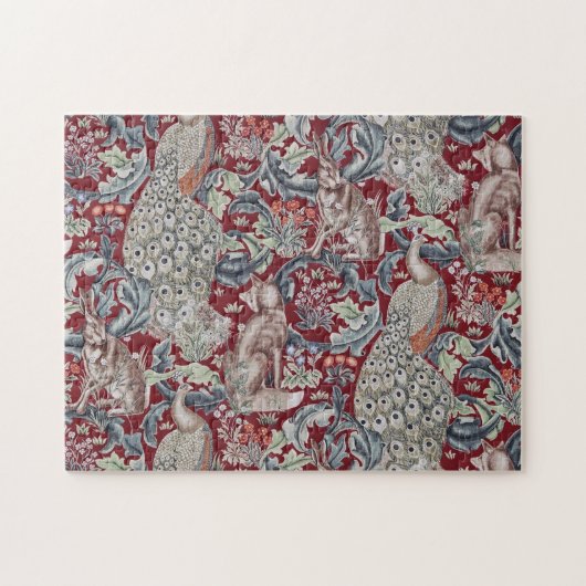Waldtiere, William Morris Puzzle (Horizontal)