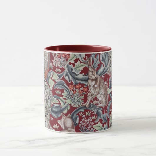 Waldtiere, William Morris Tasse (Zentrum)
