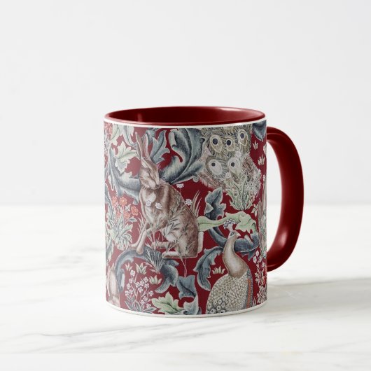 Waldtiere, William Morris Tasse (VorderseiteRechts)