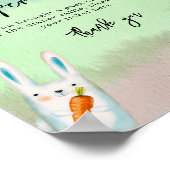 Waldtiere - Windel-Raffle-Spiel Poster (Ecke)