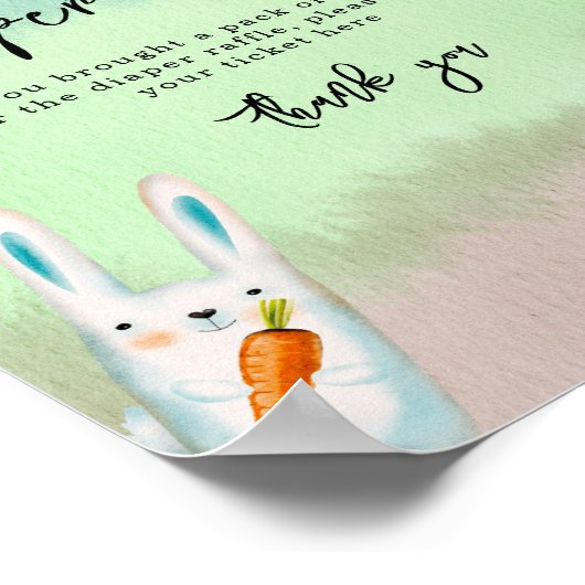 Waldtiere - Windeln Poster (Ecke)