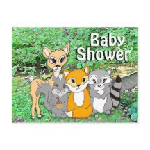 Waldtiere Woodland Kreaturen Kinderdusche