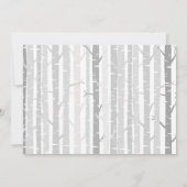 Waldtiere zum ersten Geburtstag Einladung (Rückseite)