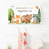 Waldtiere zum Geburtstag Banner (Insitu)