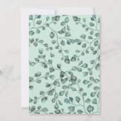 Waldtiere zum Geburtstag dank Karte (Rückseite)