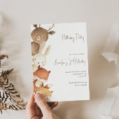 Waldtiere zum Geburtstag Einladung