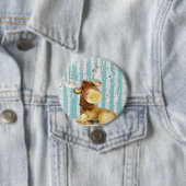 Waldtierfreunde in den Winter-Waldrotwild Button (Beispiel)