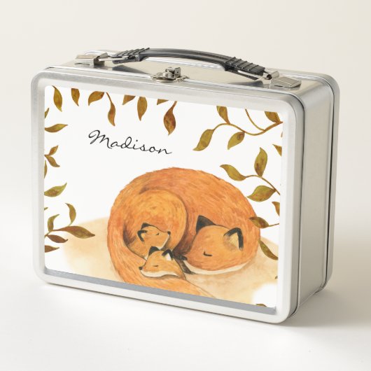 Waldtierfutter Metall Brotdose (Vorderseite)