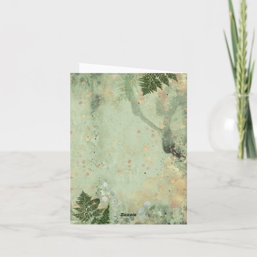 Waldtiergartendusche Dankeskarte (Rückseite)