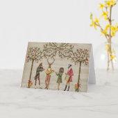 Waldtiergruppe Karte (Gelbe Blume)