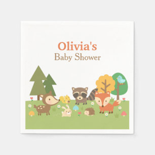 Waldtierische Themed Serviette
