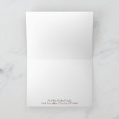 Waldtierkreaturen, Fox n Vines Hochzeiten Dankeskarte (Innenseite)