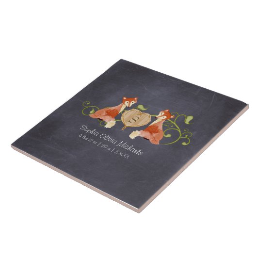 Waldtierkreaturen, Fox n Vines Neugeborene Fliese (Seite)