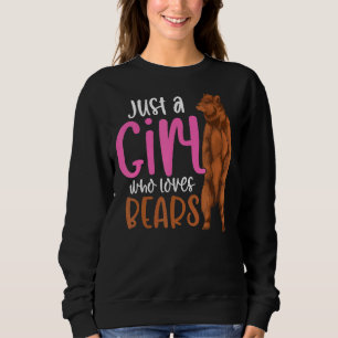 Waldtiermädchen Braunbär Frauen Bär Sweatshirt