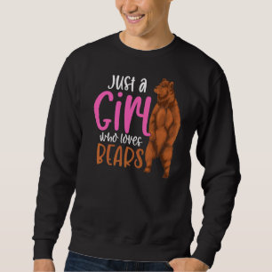 Waldtiermädchen Braunbär Frauen Bär Sweatshirt