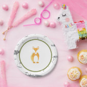 Waldtierpapierplattenfox-PapierTeller Pappteller (Party)