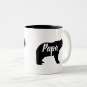 Waldtierpappenbär Zweifarbige Tasse (VorderseiteRechts)