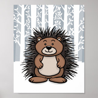Waldtierporcupine Poster