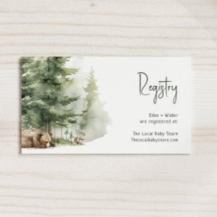 Waldtierregister Begleitkarte