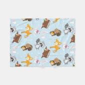 Waldtierunisexbaby-Fleecedecke Fleecedecke (Vorderseite (Horizontal))