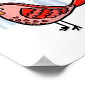 Waldtiervogel Poster (Ecke)