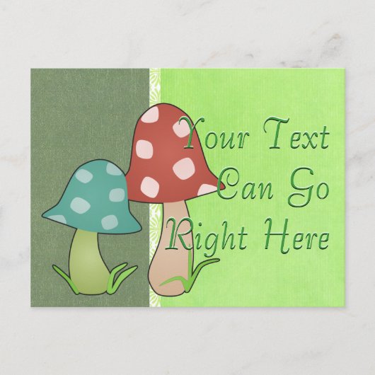 Waldtoadstocker Postkarte (Vorderseite)