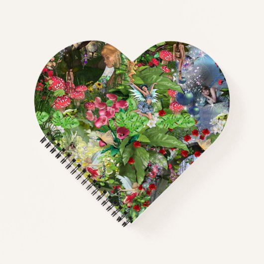 Waldträume aus dem Feenwesen des Königreichs Notizblock (Vorderseite)