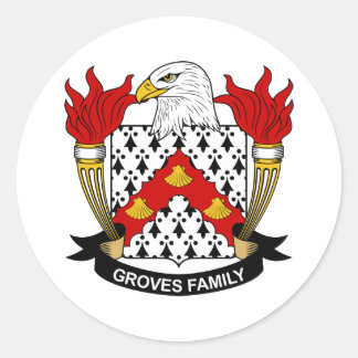 Waldungs-Familienwappen Runder Aufkleber