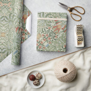 Waldunkräuter John Dearle Vintage Blumen Laubwerk Geschenkpapier