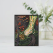 Waldverbindung~Wurzeln Feiertagspostkarte (Stehend Vorderseite)