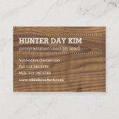 WaldVisitenkarten Visitenkarte (Rückseite)