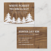 WaldVisitenkarten Visitenkarte (Vorne/Hinten)