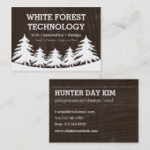 WaldVisitenkarten Visitenkarte (Vorne/Hinten)