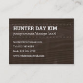 WaldVisitenkarten Visitenkarte (Rückseite)