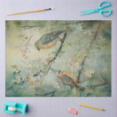 Waldvögel der Fegefäre Land Frühlingswald Nr. 2 Seidenpapier (Basteln)