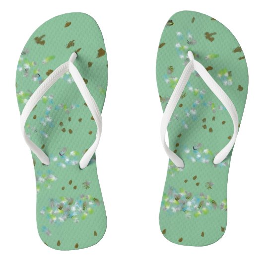 Waldvögel Flip Flops Badesandalen (Fußbett)