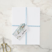Waldvögel im Winter Geschenkanhänger (Mit Garn)