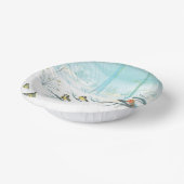 Waldvögel im Winter Pappteller (Gewinkelt)