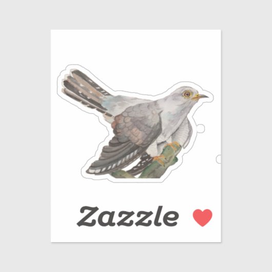 Waldvögel in Aquarellen Aufkleber (Blatt)