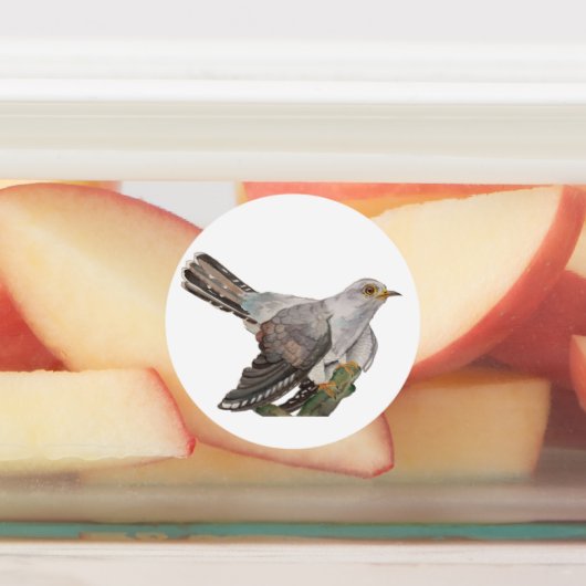 Waldvögel in Aquarellen Etiketten (Befestigt)