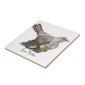 Waldvögel in Aquarellen Fliese (Seite)