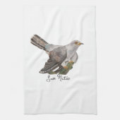 Waldvögel in Aquarellen Geschirrtuch (Vertikal)