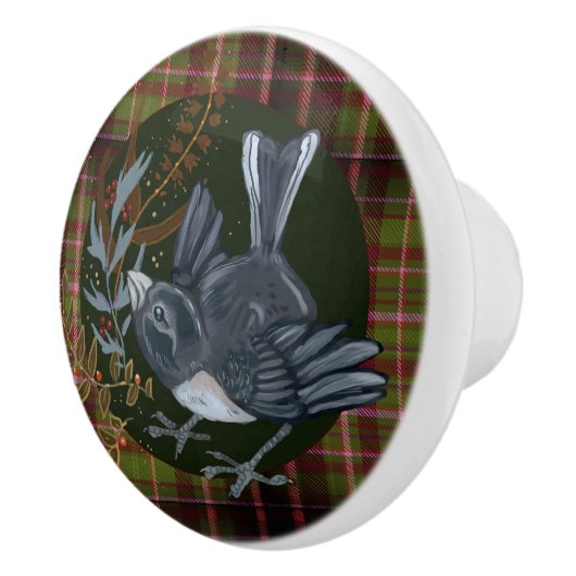 Waldvögel & Junco Bird Keramikknauf (Rechts)