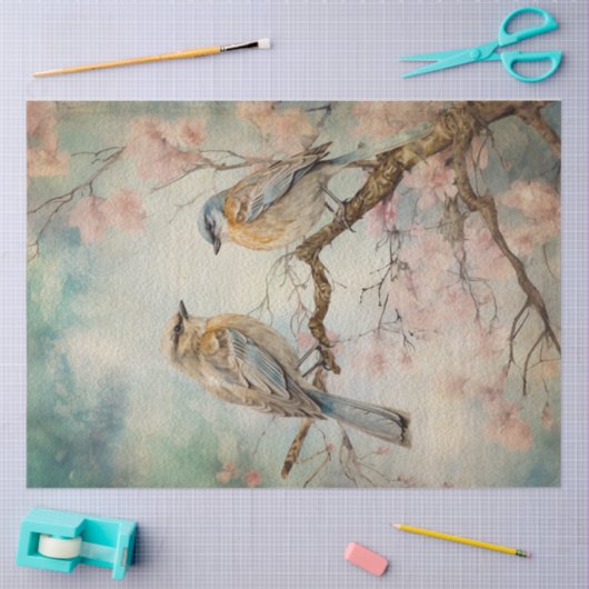 Waldvögel Nr. 3 Seidenpapier (Basteln)