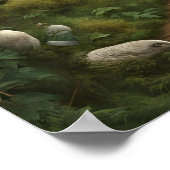 Waldvogelkerze Poster (Ecke)